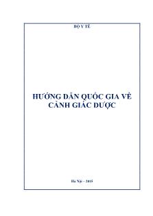 Hƣớng dẫn quốc gia về cảnh giác dược