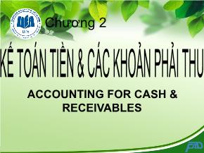 Kế toán tiền & các khoản phải thu