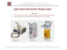 Liệu pháp khí dung trong HSCC