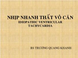 Nhịp nhanh thất vô căn