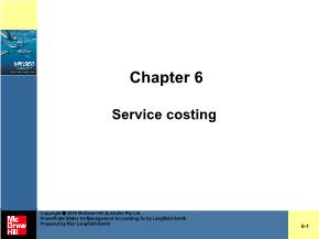 Service costing