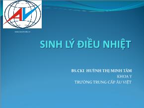 Sinh lý điều nhiệt