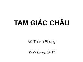 Tam giác châu - Võ Thanh Phong