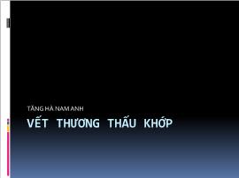 Vết thương thấu khớp