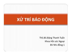 Xử trí báo động