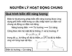 Bài giảng Điện tử công suất và điều khiển động cơ - Chương 5: Khái niệm chung về động cơ điện - Nguyễn Thị Hồng Hạnh