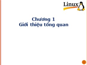 Bài giảng Hệ điều hành Linux - Chương 1: Giới thiệu tổng quan