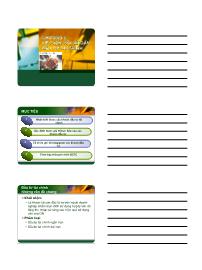 Bài giảng Kế toán tài chính - Chương 5: Kế toán các khoản đầu tư tài chính