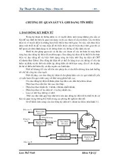 Bài giảng Kỹ thuật đo lường điện-Điện tử - Lưu Thế Vinh (Phần 2)