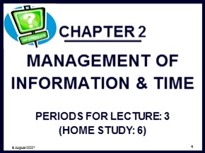 Bài giảng Quản trị văn phòng (Management of Office) - Chương 2: Quản trị thông tin & thời gian - Nguyễn Nam Hà