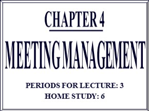 Bài giảng Quản trị văn phòng (Management of Office) - Chương 4: Quản trị hội họp- Nguyễn Nam Hà