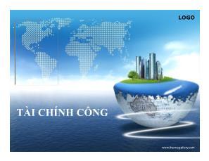 Bài giảng Tài chính công