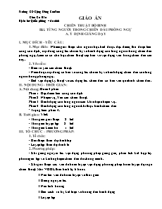 Giáo án Giáo dục quốc phòng (Phần 2)