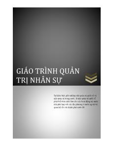 Giáo trình Quản trị nhân sự