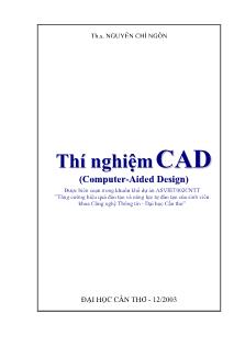 Giáo trình Thí nghiệmCAD (Computer-Aided Design)
