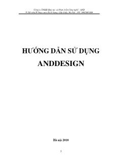 Hướng dẫn sử dụng ANDDesign