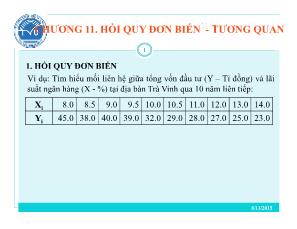 Bài giảng Thống kê kinh tế - Nguyễn Văn Vũ An (Phần 2)