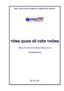 Bài giảng Tổng quan về viễn thông - Nguyễn Văn Đát
