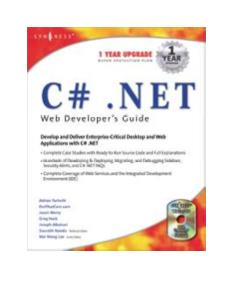 C# and .NET Framework - Programming with Microsoft .NET - Đoàn Quang Minh