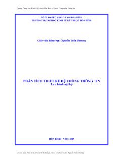 Tài liệu Phân tích thiết kế hệ thống thông tin - Nguyễn Trần Phương