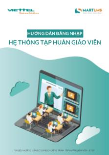 Tài liệu Hướng dẫn đăng nhập hệ thống tập huấn giáo viên