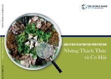 Tài liệu Quản lý nguy cơ an toàn thực phẩm ở Việt Nam - Những thách thức và cơ hội